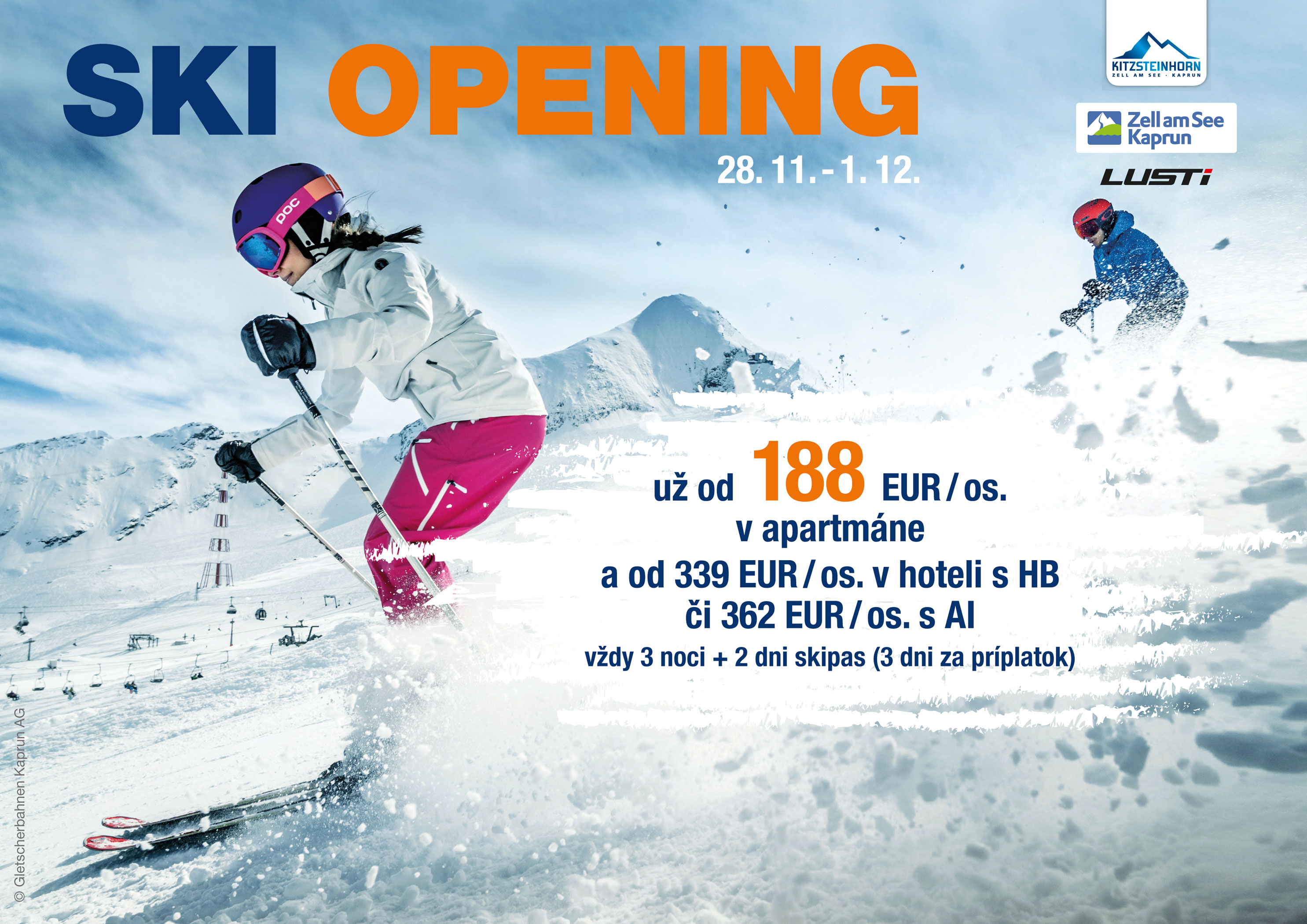 Ski opening Kaprun